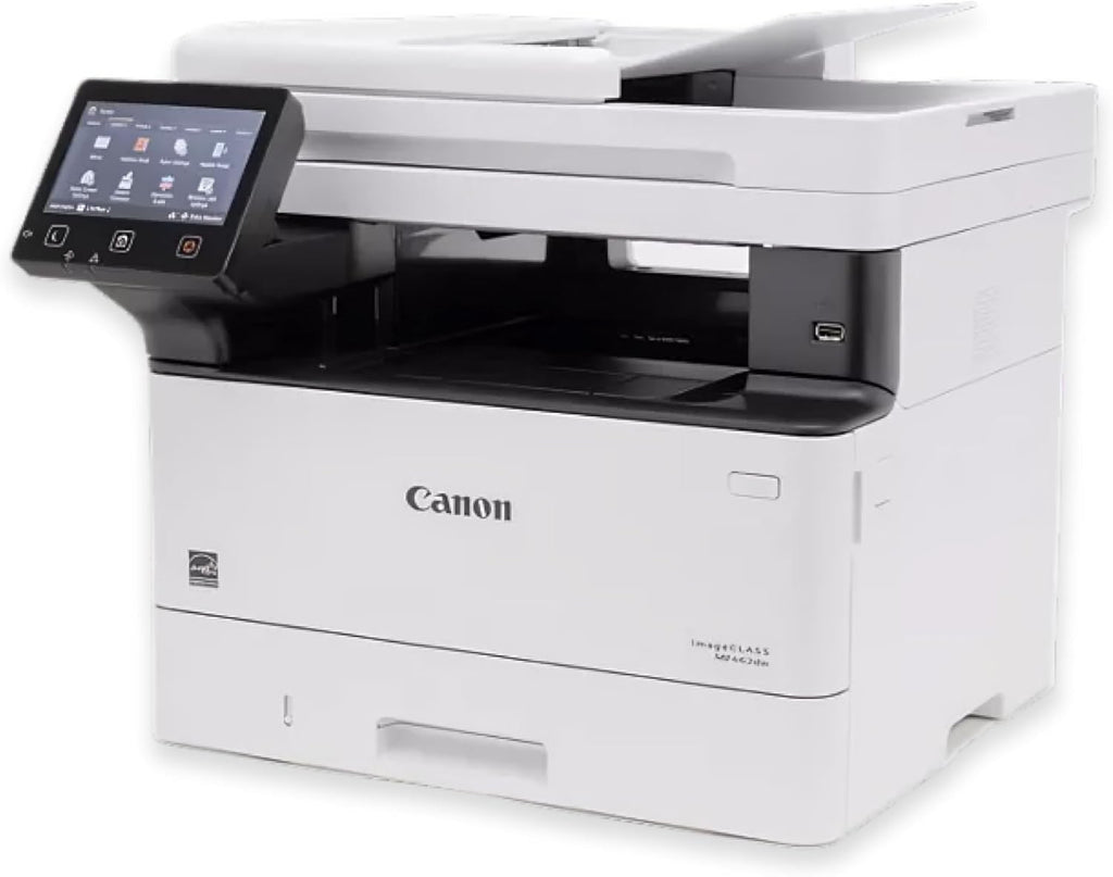Canon imageCLASS MF462dw 4-in-1 Monochrome Wireless Duplex Laser Printer with Print, Copy, Scan and Fax Capabilities, Auto Document Feeder, and 5-Inch Touch Display Panel (Certified Renewed)
