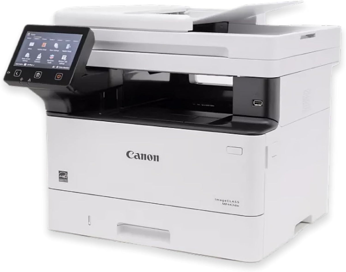 Canon imageCLASS MF462dw 4-in-1 Monochrome Wireless Duplex Laser Printer with Print, Copy, Scan and Fax Capabilities, Auto Document Feeder, and 5-Inch Touch Display Panel (Certified Renewed)
