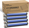 013R00662 Imaging Drum Cartridge 4-Pack Replacement for Xerox Workcentre 7525 7530 7535 7545 7556 7830 7855 7970 EC7836 EC7856 AltaLink C8030 C8035 C8045 C8055 C8070 Printer | High Yield 125,000 Pages