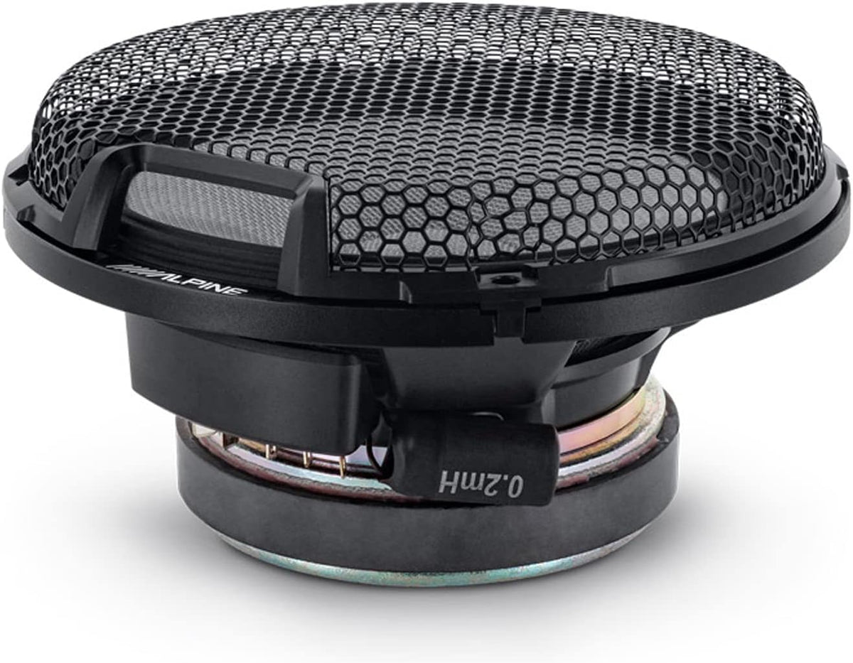 Alpine R2-S65C 6.5" R-Series High-Resolution 2-Way Component Speaker Set, Pair