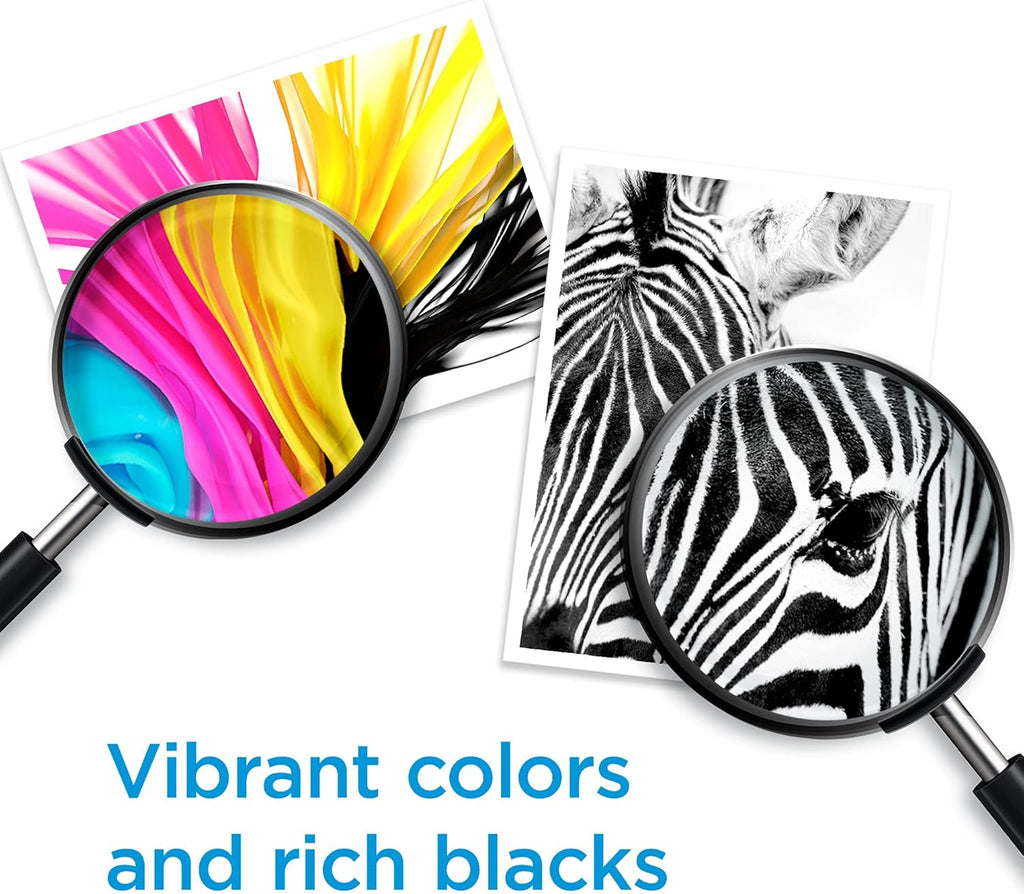 HP 923 Black, Cyan, Magenta, Yellow Ink Cartridges (4-Pack) | Works with Printer Series: OfficeJet 8120, OfficeJet Pro 8130 | Eligible for Instant Ink | 6C3Y6LN