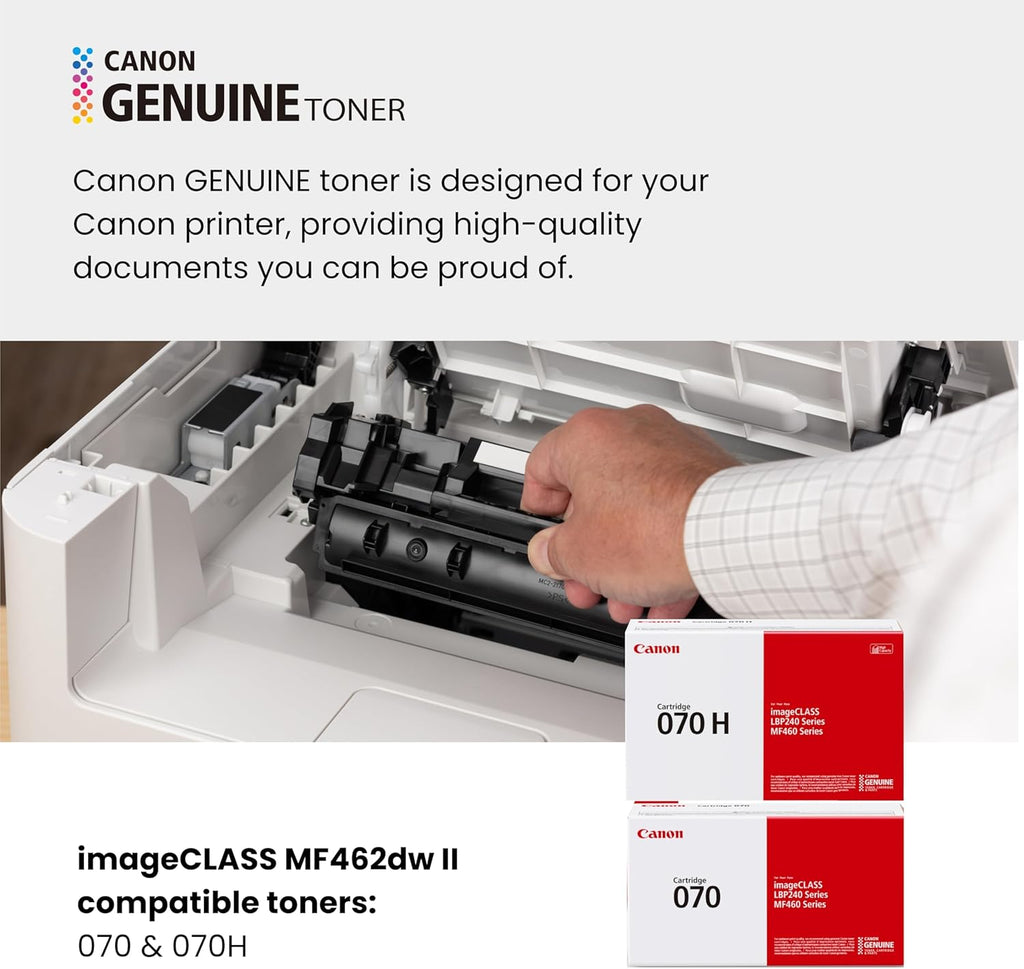 Canon imageCLASS MF462dw II - Monochrome Wireless Duplex Laser Printer with Print, Copy, Scan, Fax, Expandable Paper Capacity and 3 Year Limited Warranty, 37 PPM