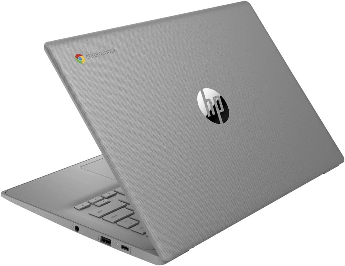HP Chromebook Laptop for Business and Student, 14" HD Anti-Glare Display, Intel Celeron N4120 (Up to 2.60 GHz), 4GB RAM, 64GB eMMC, Webcam, Long Battery Life, USB-C, HDMI, PDG HDMI Cable, Chrome OS