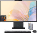 Lenovo IdeaCentre Business All-in-one Computer, 23.8" FHD IPS Display, AMD Ryzen 5 7535HS (Up to 4.55GHz), 16GB DDR5 RAM, 512GB PCIe SSD, Wi-Fi 6, USB-C, HDMI in&Out, Bundle 500GB External Drive