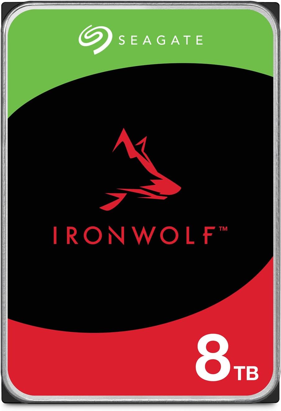Seagate IronWolf 8TB NAS Internal Hard Drive HDD – 3.5 Inch SATA 6Gb/s 7200 RPM 256MB Cache for RAID Network Attached Storage – Frustration Free Packaging (ST8000VNZ04/N004)