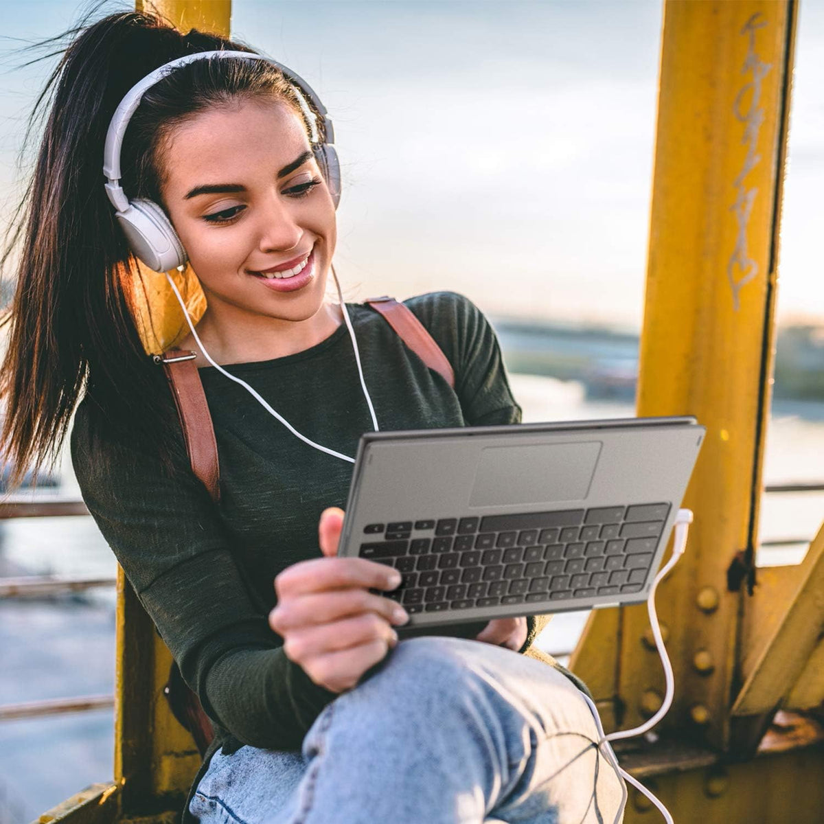 acer Chromebook Spin 311 Convertible Laptop | Intel Celeron N4000 | 11.6" HD Touch Corning Gorilla Glass Display | 4GB LPDDR4 | 64GB eMMC | Intel 802.11ac Gigabit WiFi 5 | Chrome OS | CP311-2H-C7QD