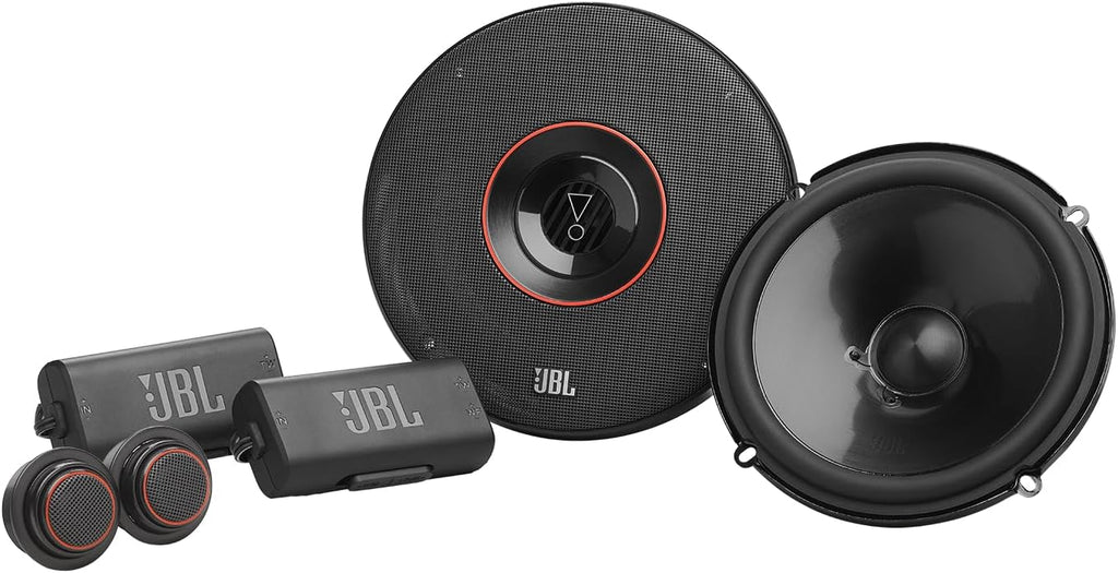 JBL Club 64C - 6-1/2" (160mm) Two-Way Component Speaker System, 70W RMS, 210W Peak, Sensitivity (@ 2.83V): 92dB, Frequency Response: 55Hz – 20kHz, Nominal Impedance: 3.0 ohms