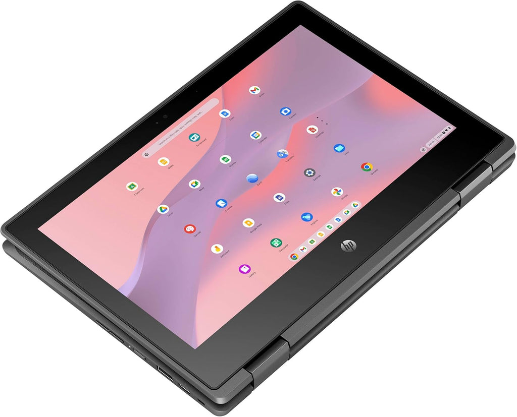 HP Chromebook Pro X360 Fortis 11 2-in-1 Laptop (11.6" Touchscreen, Intel Processor, 8GB RAM, 128GB Storage (64GB+64GB)), Rugged & Spill-Resistant, Convertible, Students & Education, Webcam, Chrome OS