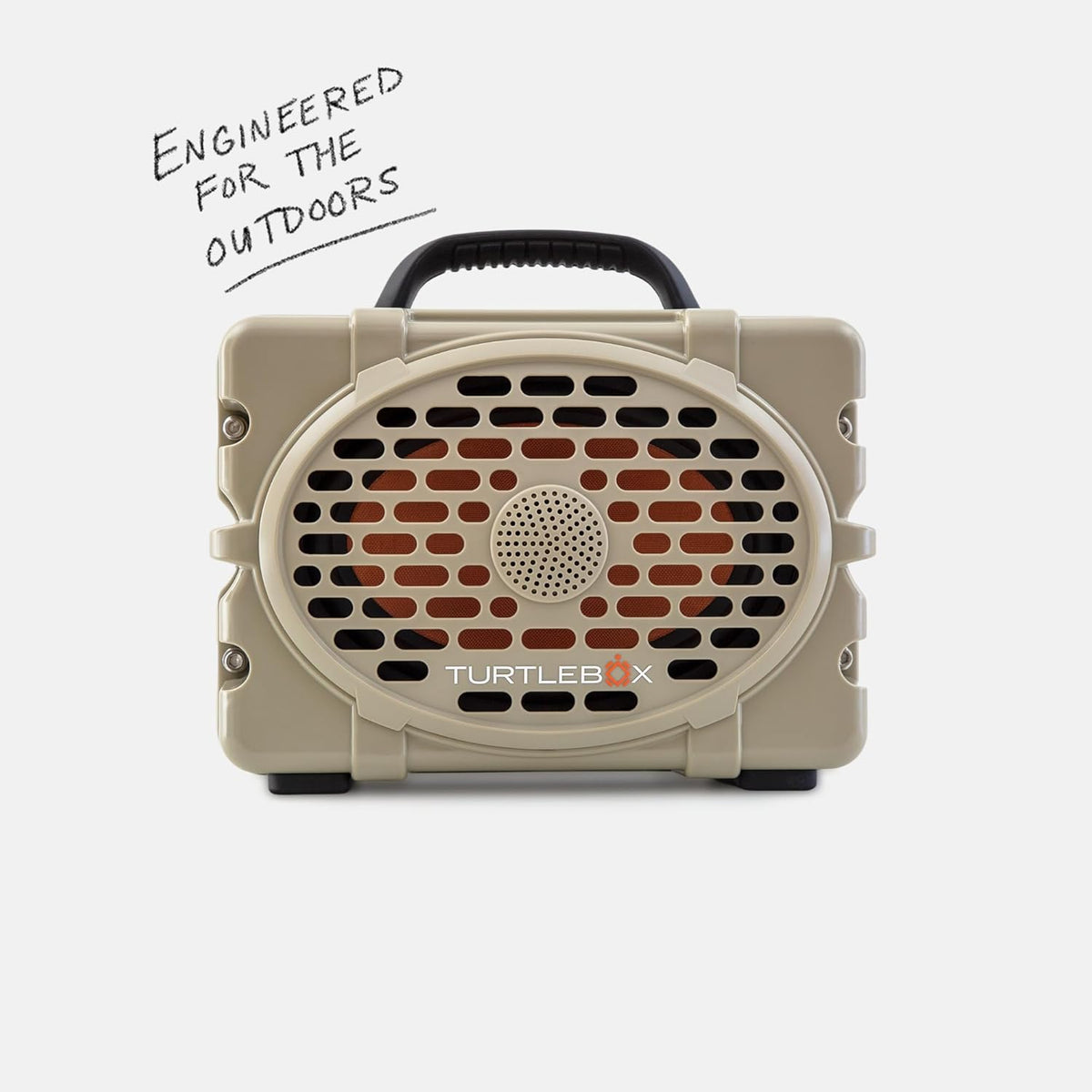 Turtlebox Original Gen 3: Portable Outdoor Bluetooth Speaker – Ultra-Loud (120dB), Waterproof (IP67), Rugged, Impact-Resistant, 3-Day Battery | Party Mode: Unlimited Pairing for Stereo Sound, Tan
