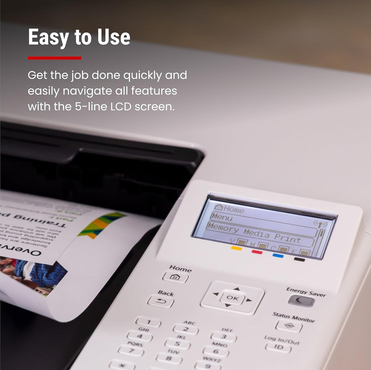 Canon Color imageCLASS LBP646Cdw Wireless Laser Single-Function Printer for Duplex Printing, White - 26 PPM Home Office, Small Office Printer