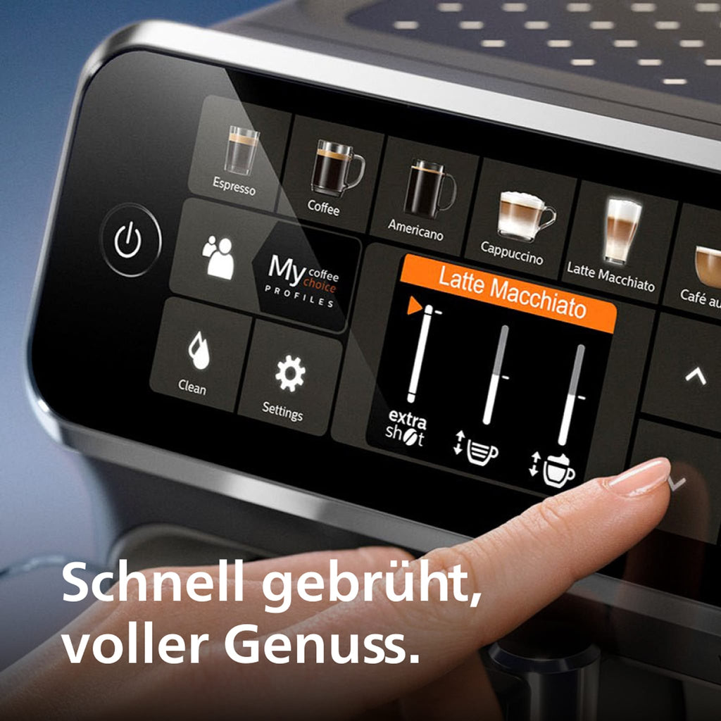 Philips EP5447/90 5400 Series LatteGo Kaffeevollautomat Schwarz