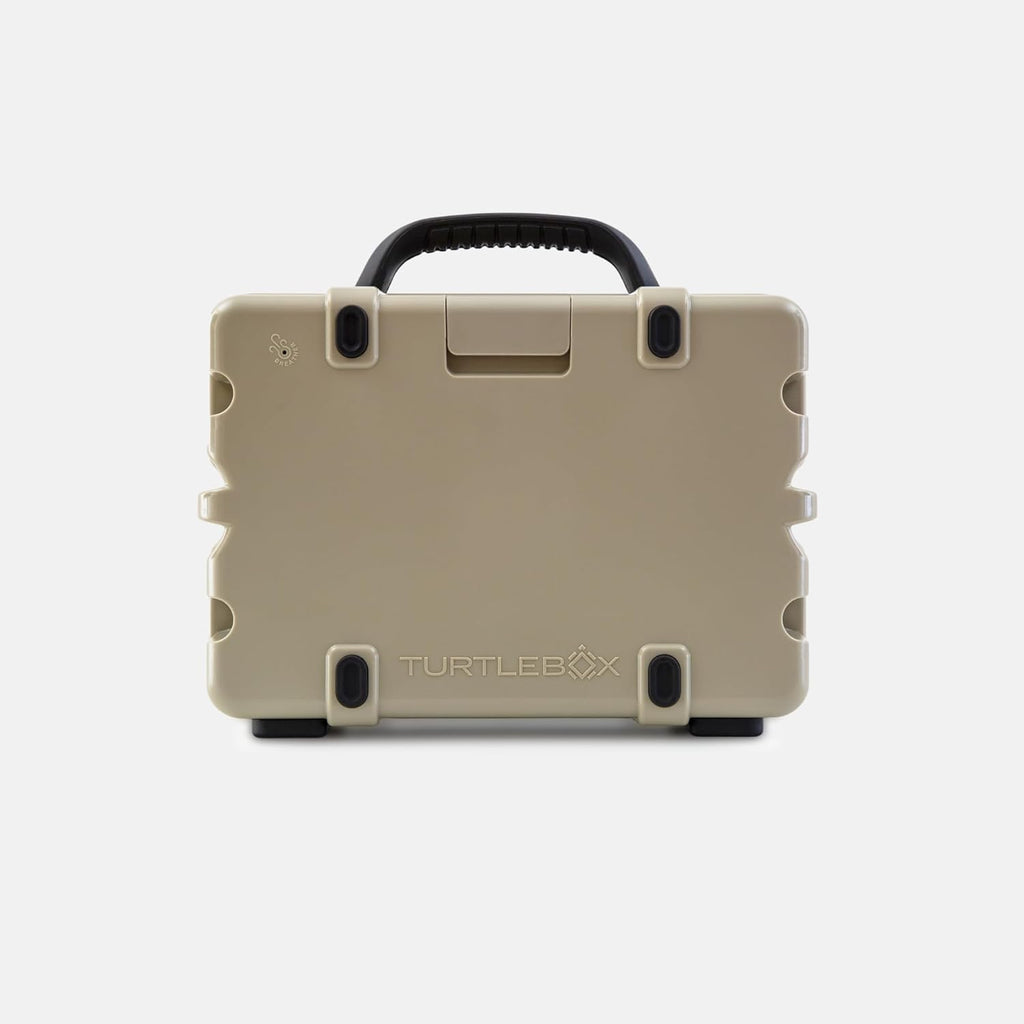 Turtlebox Original Gen 3: Portable Outdoor Bluetooth Speaker – Ultra-Loud (120dB), Waterproof (IP67), Rugged, Impact-Resistant, 3-Day Battery | Party Mode: Unlimited Pairing for Stereo Sound, Tan