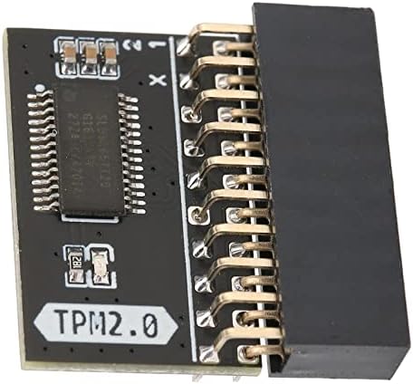 TPM2.0 Encryption Security Module, GA 20-1 Pin 2 * 10P TPM Remote Card Encryption Security Board, Compatible with 2.0 System, for for