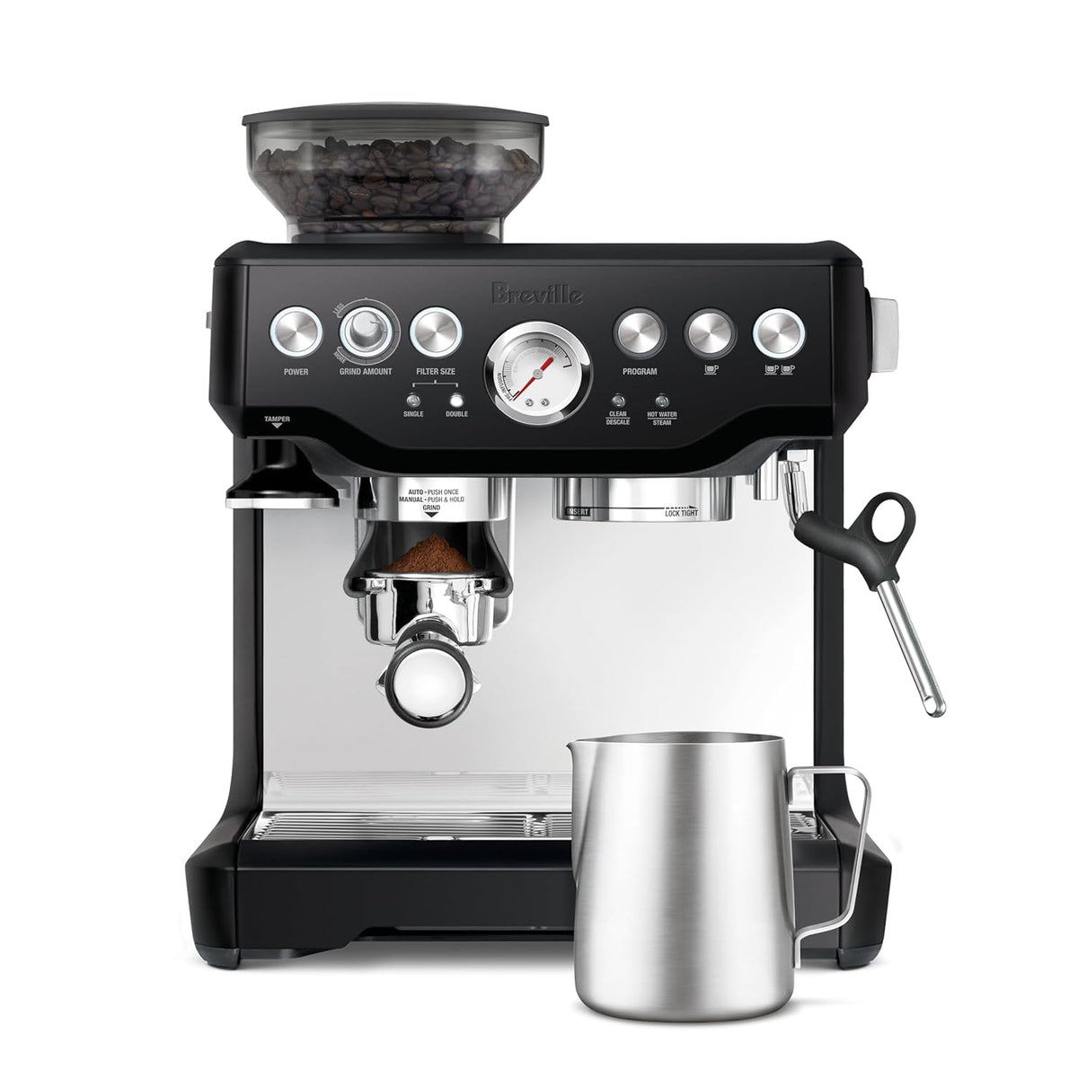 Breville Barista Express Espresso Machine BES870BTR, Black Truffle
