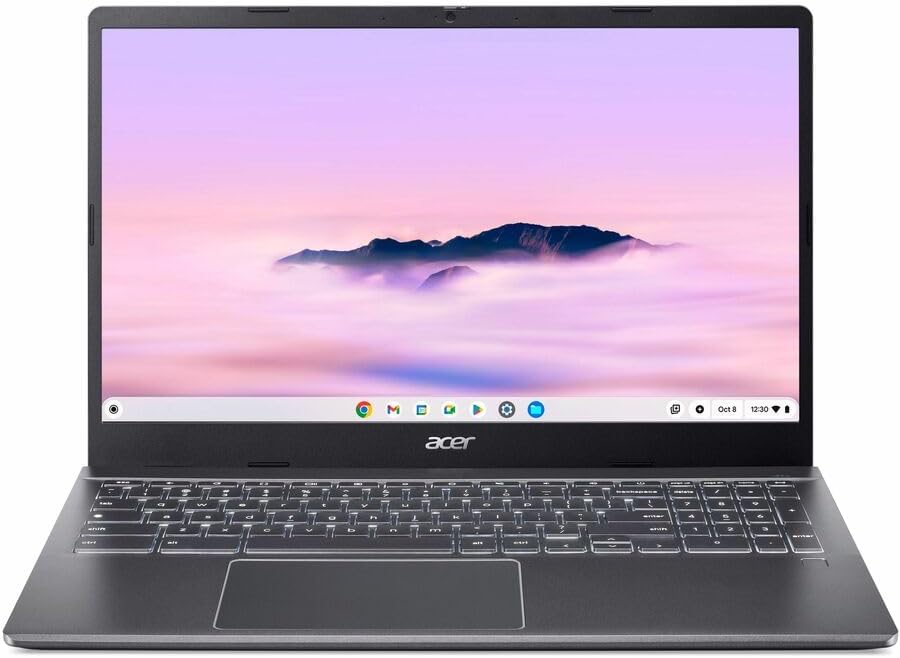 Acer Chromebook Plus 515 CBE595-2T CBE595-2T-58CT 15.6" Touchscreen Chromebook - Full HD - 60 Hz - Intel Core 5 120U - 16 GB - 256 GB SSD - English (US) Keyboard - Iron
