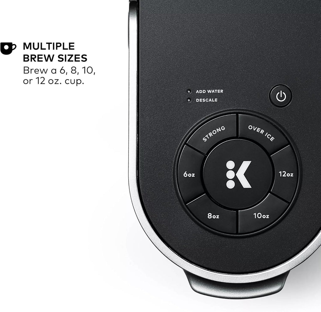 Keurig K-Supreme Single Serve K-Cup Pod Coffee Maker, MultiStream Technology, 4 Brew Sizes, 66oz Dual-Position Removable Reservoir, Black (Renewed)