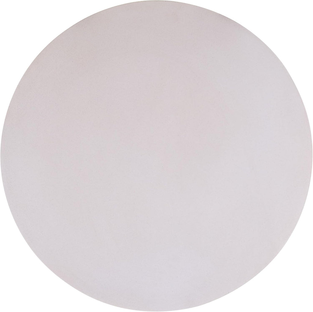SAFAVIEH Outdoor - Georgia Round Coffee Table - White - Fully Assembled - Weather Resistant - Ideal for Deck, Patio, Backyard, 31.5" W x 31.5" D x 12.4" H (PAT1303C)