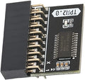 TPM2.0 Encryption Security Module, GA 20-1 Pin 2 * 10P TPM Remote Card Encryption Security Board, Compatible with 2.0 System, for for