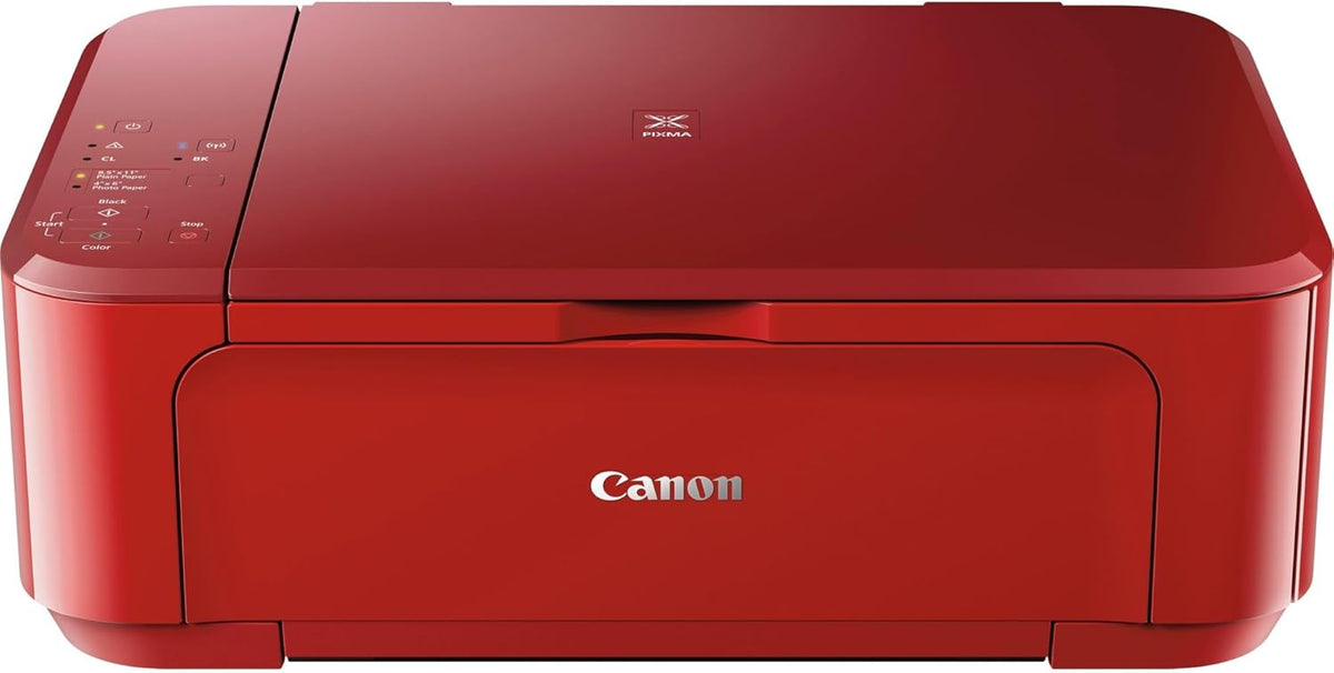 Canon PIXMA MG3620 Wireless All-In-One Color Inkjet Printer with Mobile and Tablet Printing, Red, 17.7 (W) X 12.0 (D) X 6.0 (H)